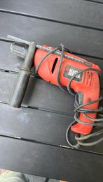 Black & Decker boormachine, Boormachine, Ophalen of Verzenden, Klopboormechanisme, Gebruikt