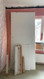 Mdf plaat Schot zolder schuin dak deur knieschot deur, Ophalen of Verzenden, Gebruikt