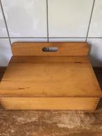 Houten poetsdoos met klep, Antiek en Kunst, Ophalen of Verzenden