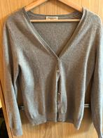 Zacht bruin 100 procent cashmere repeat vestje 38, Kleding | Dames, Truien en Vesten, Ophalen of Verzenden, Zo goed als nieuw