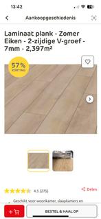 Laminaat, Ophalen, 50 tot 150 cm, Nieuw, 10 tot 30 cm