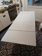 Vintage uitschuifbare formica tafel 94 bij 60 cm en de 2 bla, Ophalen