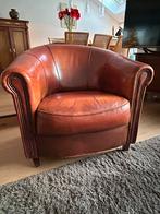 Schapenleren fauteuil van Joris, Huis en Inrichting, Fauteuils, Ophalen of Verzenden, Gebruikt, Leer, 75 tot 100 cm
