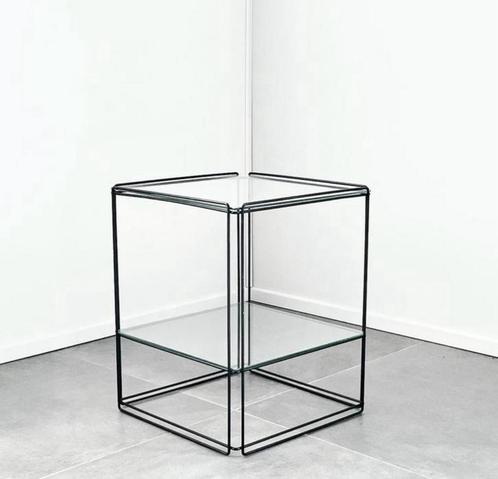 Bijzettafel Max Sauze Atrow mod Isocele vintage design, Huis en Inrichting, Tafels | Sidetables, Rechthoekig, Metaal, Ophalen