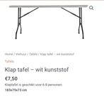 Klaptafel te huur, Ophalen, Gebruikt, Verjaardag