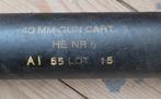 lege 40 mm mortier koker, Verzamelen, Militaria | Tweede Wereldoorlog, Ophalen of Verzenden, Landmacht, Hulzen of Bodemvondsten