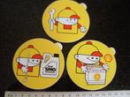 3x sticker shell logo olie accu gereedschap reparatie oil, Verzenden, Zo goed als nieuw, Bedrijf of Vereniging