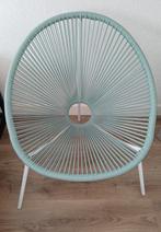 Draadstoel groen (binnen gestaan en ongebruikt), Ophalen of Verzenden, Zo goed als nieuw, Kunststof