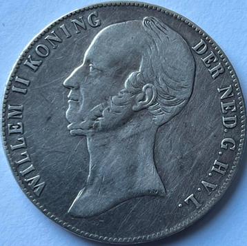 Zilveren rijksdaalder 1845 beschikbaar voor biedingen