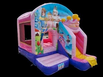 Te koop mooi nieuw springkussen prinses 3,9 x 2,8 meter  beschikbaar voor biedingen
