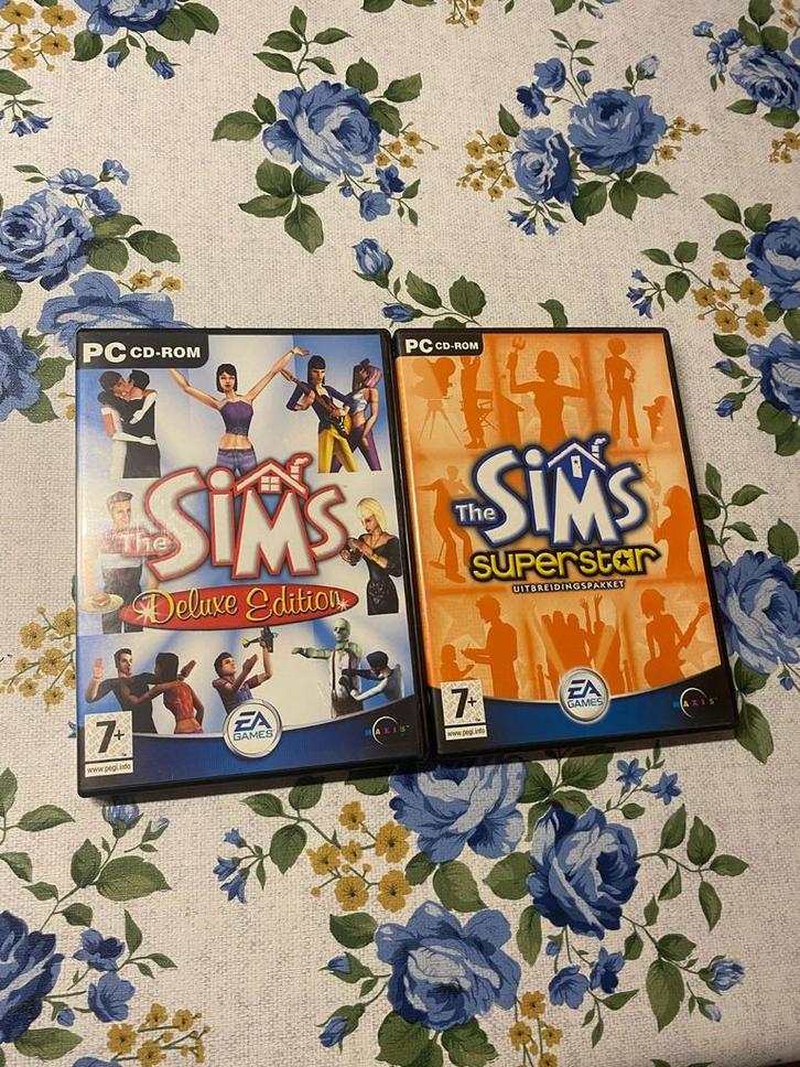 The Sims Deluxe & Superstar - PC Games, Spelcomputers en Games, Games | Pc, Gebruikt, Simulatie, 1 speler, Vanaf 7 jaar, Ophalen of Verzenden