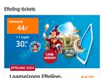 Kortingszegels voor €30,50  naar de Efteling., Tickets en Kaartjes, Kortingsbon, Pretpark, Eén persoon