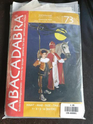 ABACADABRA Kinderkledingpatroon Sint en Piet Pakken beschikbaar voor biedingen