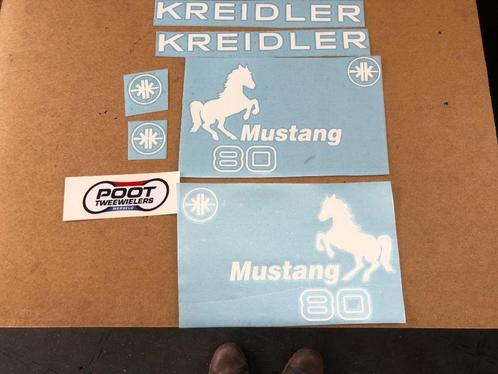 Kreidler Mustang 80 Stickers, Fietsen en Brommers, Brommeronderdelen | Kreidler, Nieuw, Overige typen, Ophalen