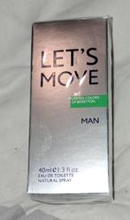 Nieuwe parfum Benetton Let,s Move man 40 ml, Ophalen of Verzenden, Nieuw