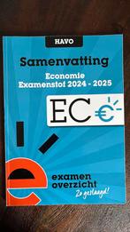 ExamenOverzicht - Samenvatting Examenstof Economie HAVO, Ophalen of Verzenden, Nederlands, Overige niveaus, ExamenOverzicht