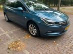 Opel Astra 1.0 Turbo 77KW Sports Tourer AUT 2017 Blauw, Origineel Nederlands, Te koop, 5 stoelen, Benzine