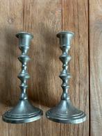 Zilveren kandelaars 20 cm hoog set, Ophalen of Verzenden, Zilver