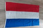 Mooie vintage KATOENEN Nederlandse vlag,  90 x 142 cm., Gebruikt, Ophalen of Verzenden