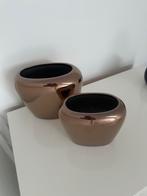 Vazen twee stuks, Ophalen of Verzenden, Nieuw, Rond, Minder dan 25 cm