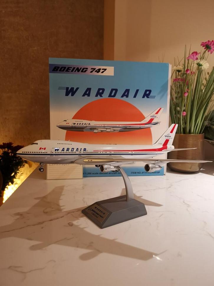Wardair B747-100 Inflight200 1:200 IF741WDA0819P Reg. C-FDJC, Hobby en Vrije tijd, Modelbouw | Vliegtuigen en Helikopters, Nieuw