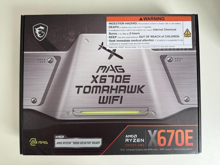 Nieuw moederbord MSI MAG X670E TOMAHAWK WIFI, Computers en Software, Moederborden, Nieuw, AMD, DDR5, Ophalen of Verzenden