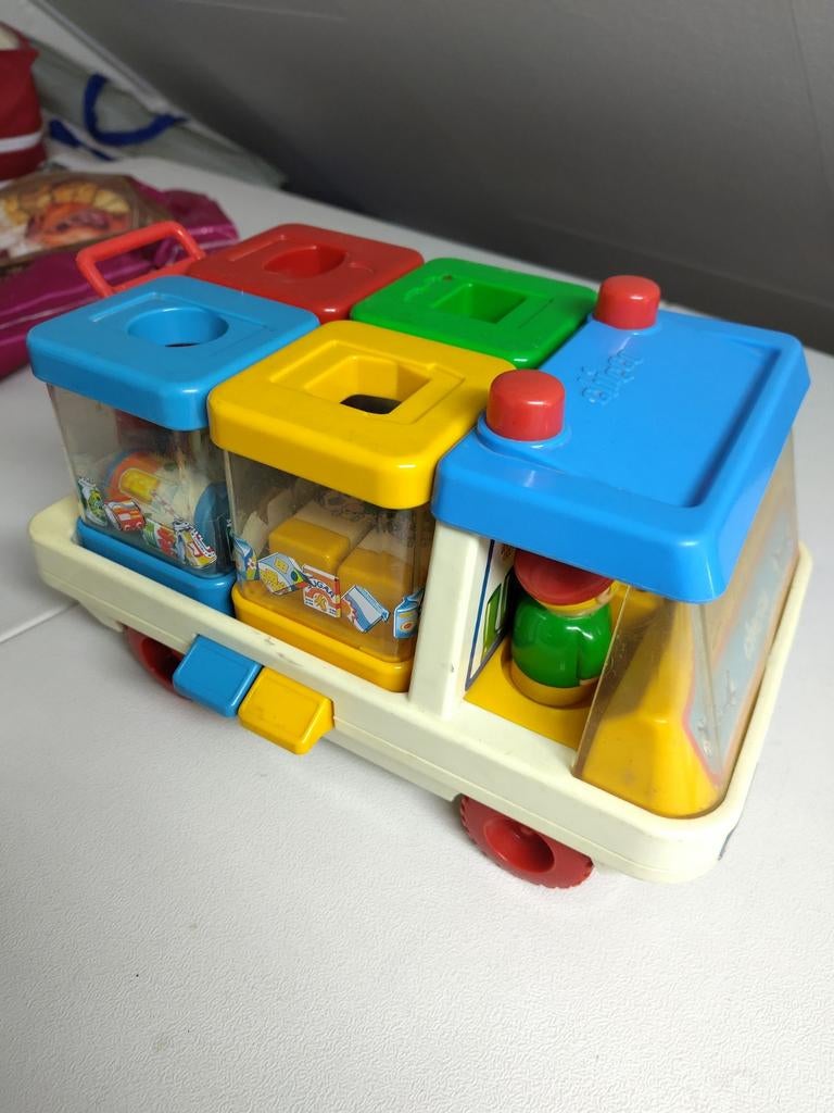 Vintage Chicco Vormenstoof Vuilniswagen, Ophalen of Verzenden, Gebruikt, Jongen of Meisje