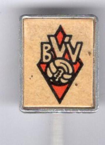 BVV papier op aluminium voetbal speldje ( Z_158 ) beschikbaar voor biedingen