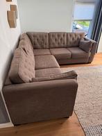 5 zits bank, landelijk, taupe, stof, Ophalen, Gebruikt, 75 tot 100 cm, Stof