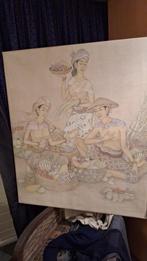 Indonesische schilderij, Ophalen