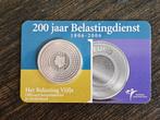 200 jaar Belastingdienst Coincard, Postzegels en Munten, Zilver, Euro's, Ophalen of Verzenden, Koningin Beatrix