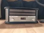 Retro DENVER radio/platenspeler/CD/AUX/Tape/USB, Ophalen, Radio