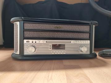 Retro DENVER radio/platenspeler/CD/AUX/Tape/USB beschikbaar voor biedingen