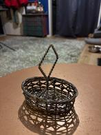 Decoratief Mandje - Metaal, Overige materialen, Mand, Ophalen of Verzenden, Zo goed als nieuw
