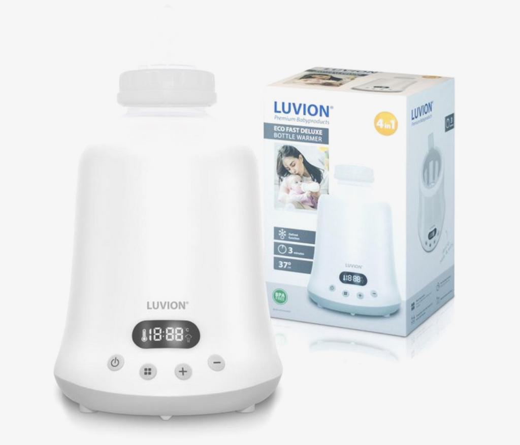 Luvion Flessenwarmer - Zo goed als nieuw!, Kinderen en Baby's, Babyvoeding en Toebehoren, Ophalen, Zo goed als nieuw, Flessen- of potjesverwarmer