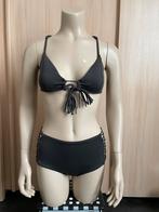 Nieuw Seafolly bikini grijs high waist broek bralette 36 S, Nieuw, Ophalen of Verzenden, Bikini, Grijs
