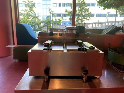 Professionele Elektrische Friteuse – 2x10L – Horeca – RVS –, Zakelijke goederen, Horeca | Keukenapparatuur, Fornuis, Frituur en Grillen