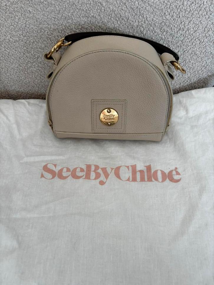 See by Chloe tas Eddie, Sieraden, Tassen en Uiterlijk, Tassen | Damestassen, Gebruikt, Handtas, Bruin, Ophalen of Verzenden