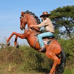 Stockman on Stallion Horse - Paard met Cowboy lifesize, Ophalen, Nieuw, Overige typen