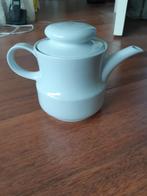 Wit porseleinen theepot ca. 15,5 cm hoog, Overige typen, Ophalen of Verzenden, Zo goed als nieuw, Effen