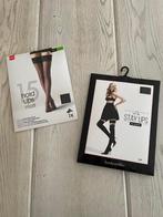 Zwarte Stay Ups van Hunkemöller en Hema maat S, Maat 36/38 (S), Verzenden, Zwart, Nieuw