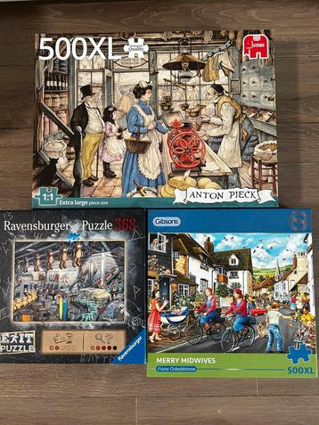 Gibson Jumbo 3 x XL puzzels beschikbaar voor biedingen