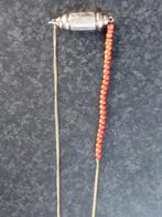 new design bloedkoraal 14 krt goud UNIEK!!, Verzenden, Goud, Ketting