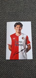 Foto met originele handtekening; Ayase Ueda #3 Feyenoord, Verzenden, Nieuw, Feyenoord