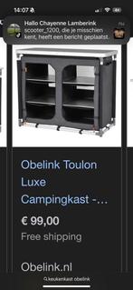 Obelink keukenkast, Caravans en Kamperen, Ophalen, Zo goed als nieuw, Campingkast