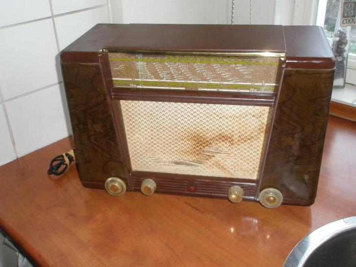 Buizenradio Philips BX400 A, Antiek en Kunst, Antiek | Tv's en Audio, Ophalen of Verzenden