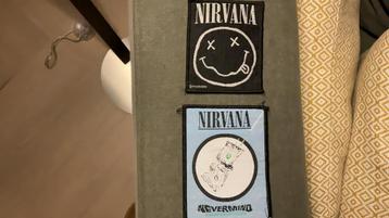 Twee vintage Nirvana   twee emblemen patch 1993 beschikbaar voor biedingen