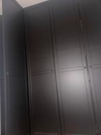 5 zwarte IKEA Pax deuren, 236cm hoog, Huis en Inrichting, Kasten | Kledingkasten, Ophalen, Gebruikt, 200 cm of meer, Met deur(en)