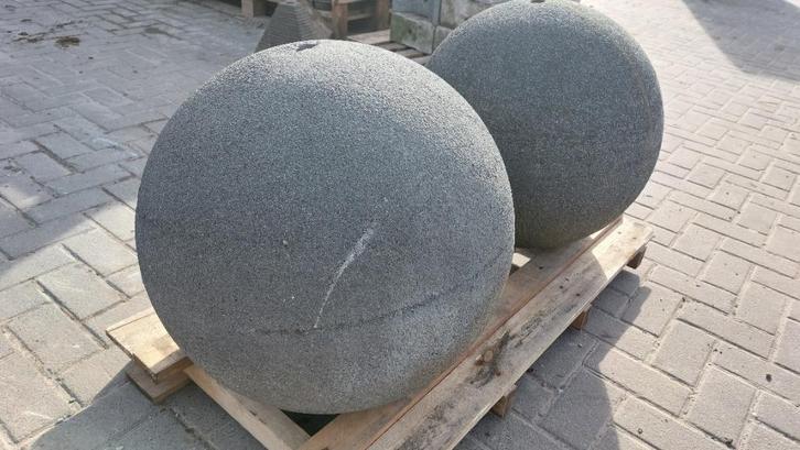 Gebruikte natuursteen waterornamenten / vijverelementen, Tuin en Terras, Waterpartijen en Fonteinen, Zo goed als nieuw, Waterornament