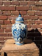 Delfts blauwe dekselvaas, Antiek en Kunst, Antiek | Vazen, Ophalen of Verzenden